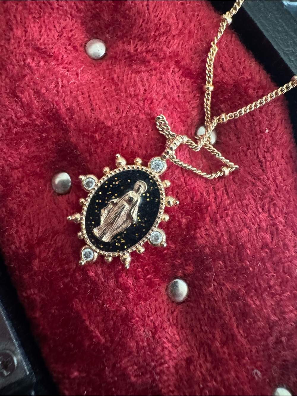 Joy Dravecky Lady Lourdes Pendant RARE